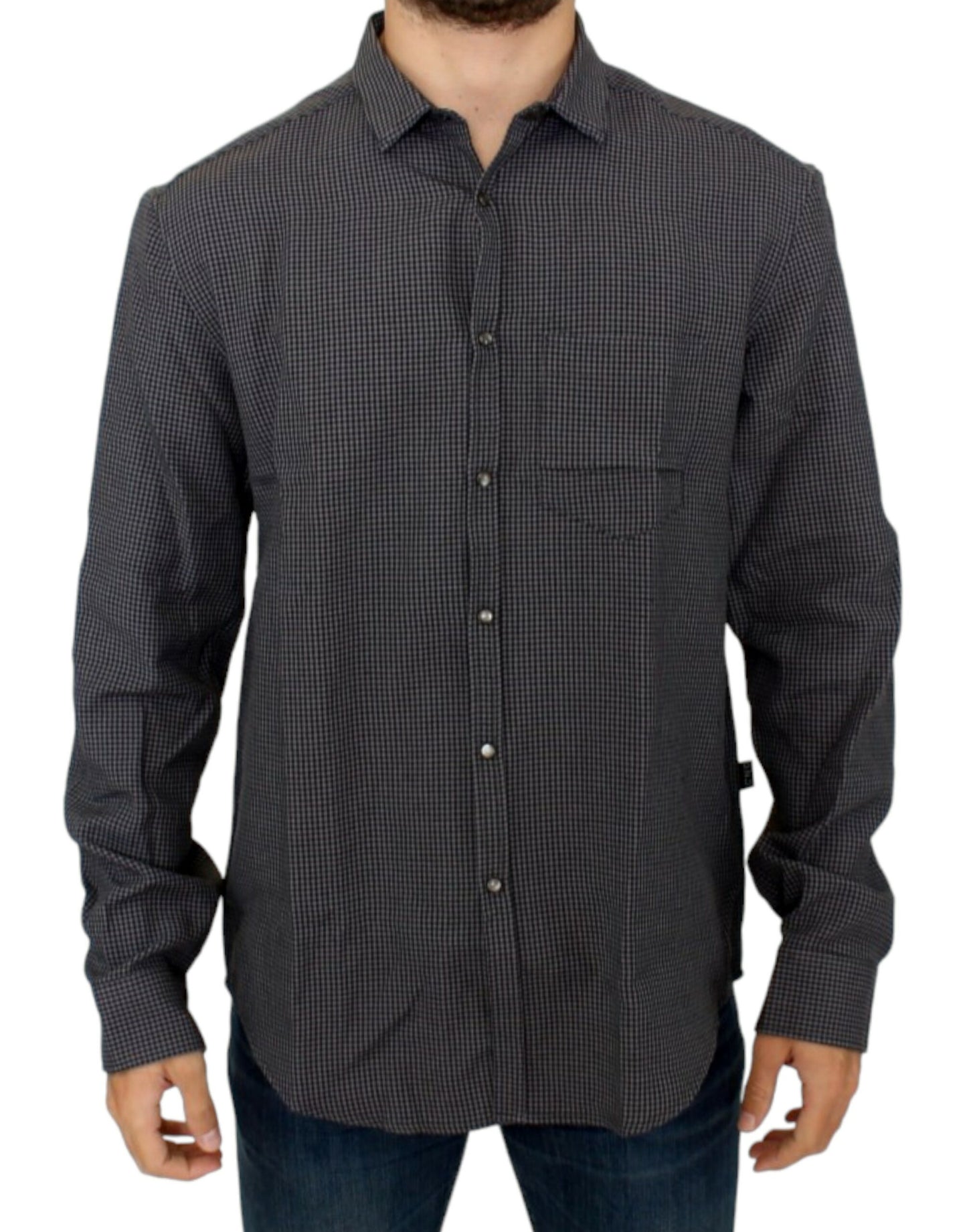 Chemise décontractée en lin gris de Costume National