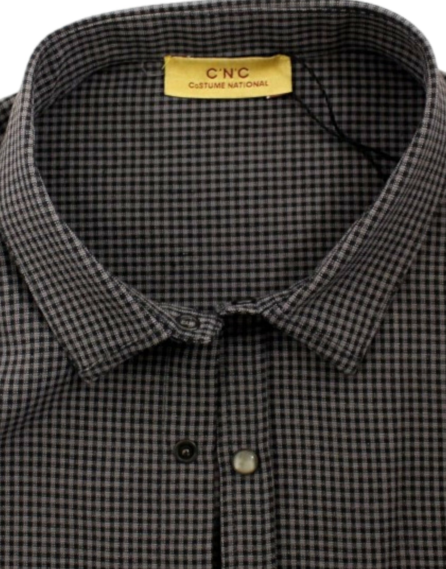 Chemise décontractée en lin gris de Costume National
