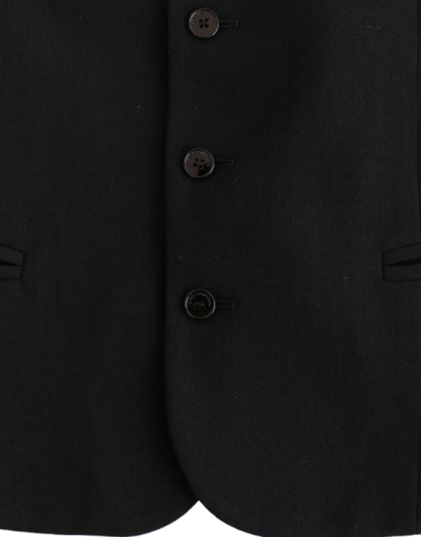 Gilet décontracté en mélange de laine noir de Costume National