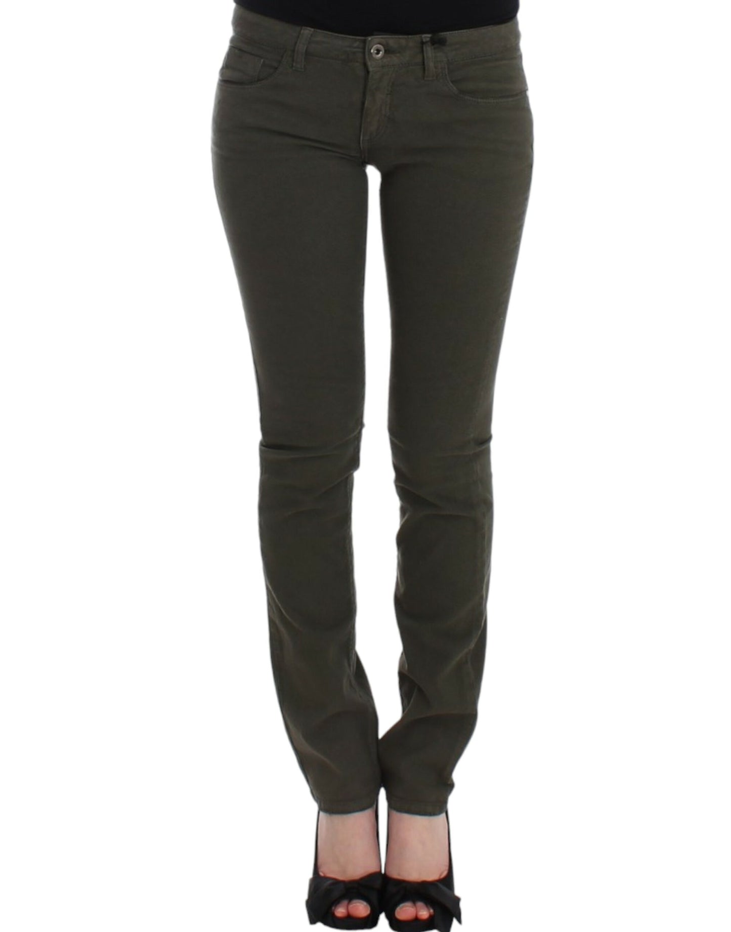 Costume National, jeans slim vert