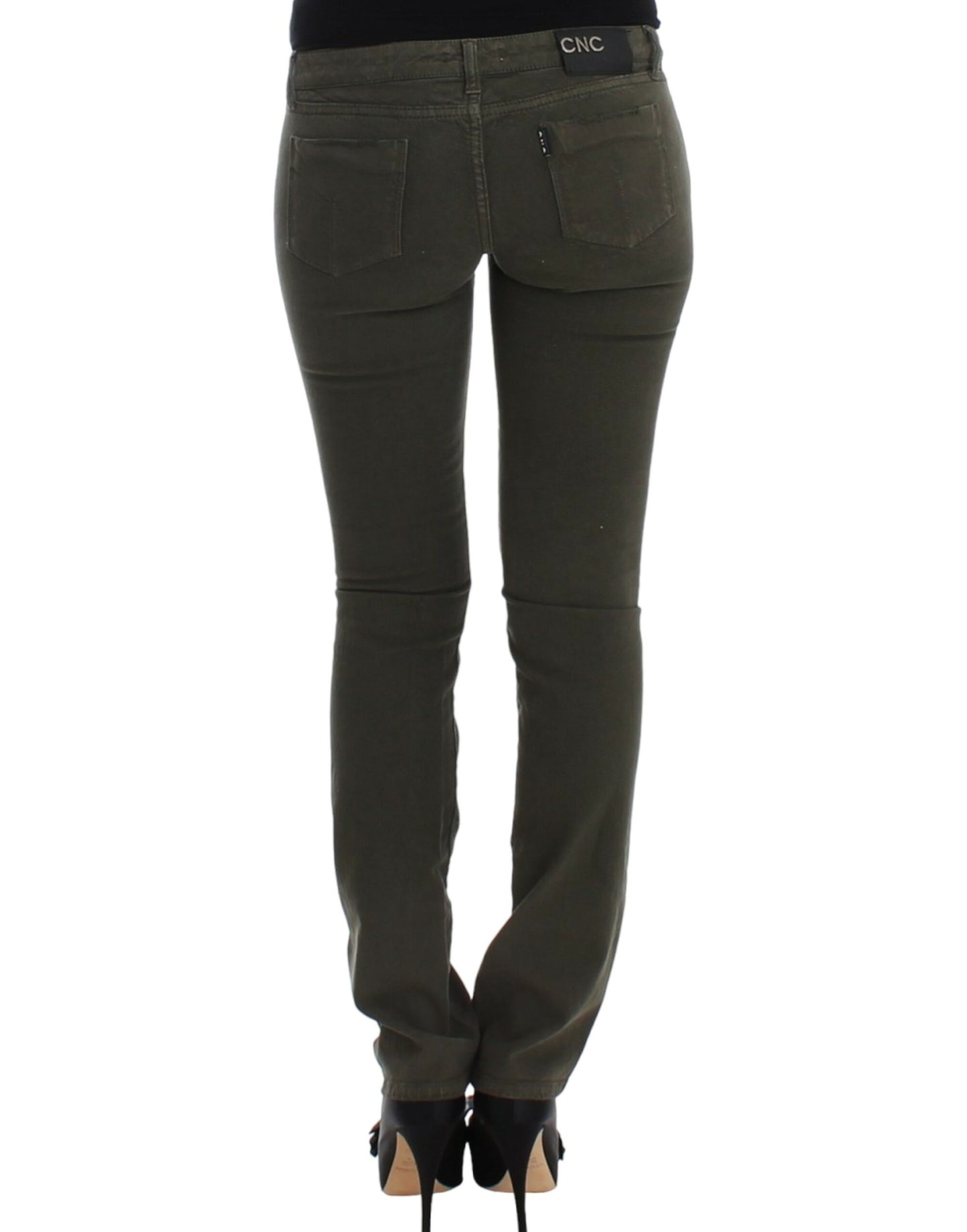 Costume National, jeans slim vert