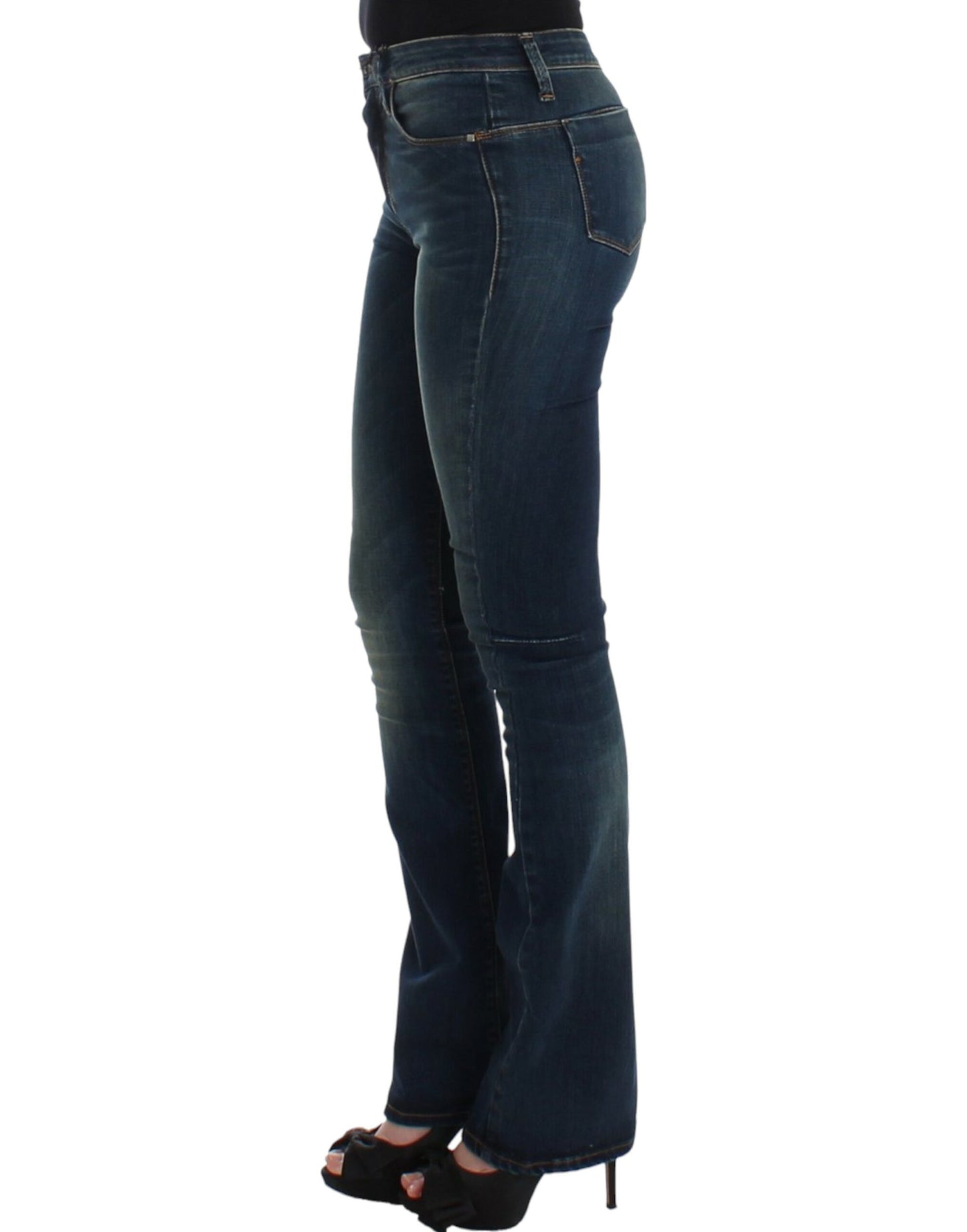 Costume National, jeans bleu à jambes droites