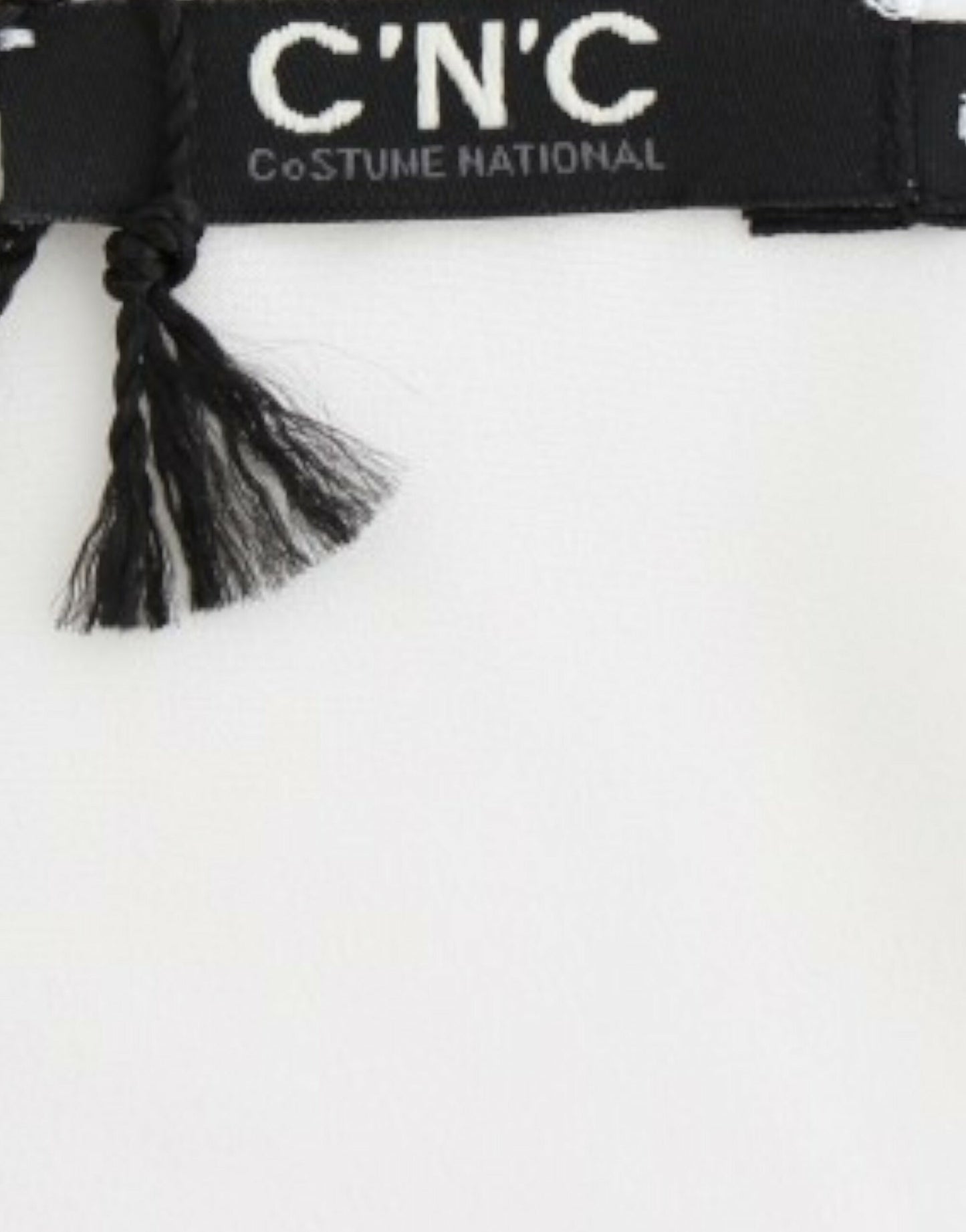 Blouse à motifs blancs de Costume National