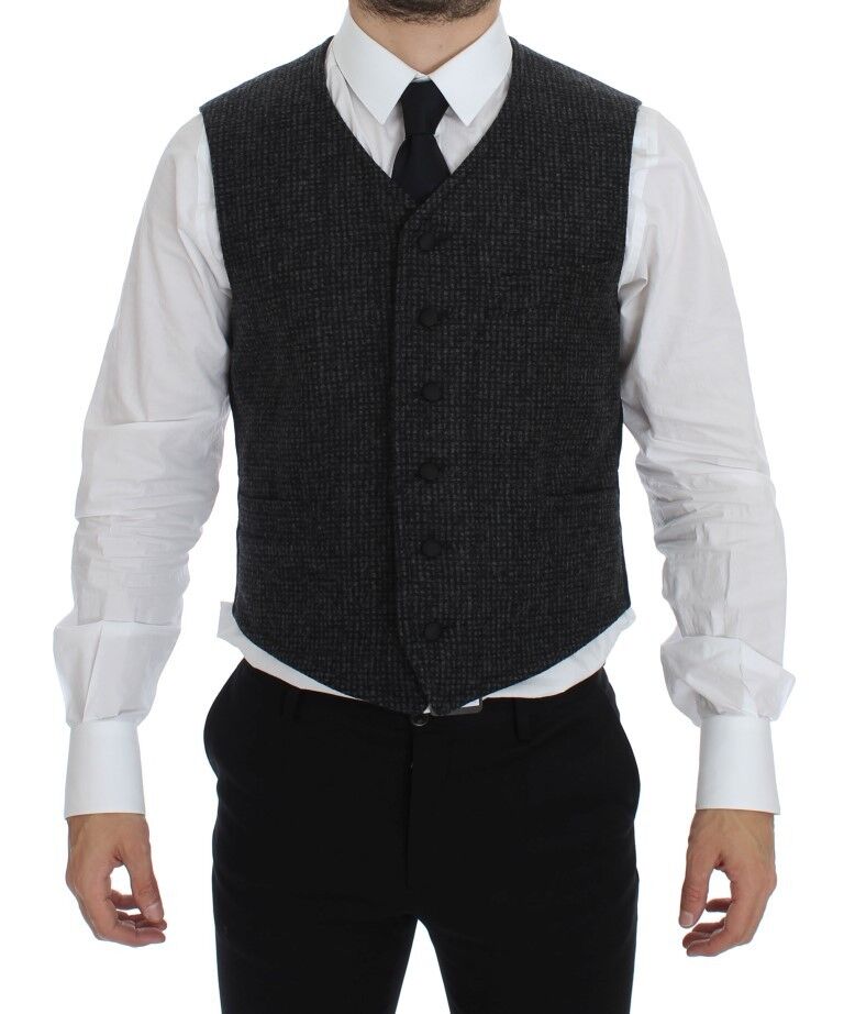 Dolce & Gabbana Grijze Vest van Viltmix