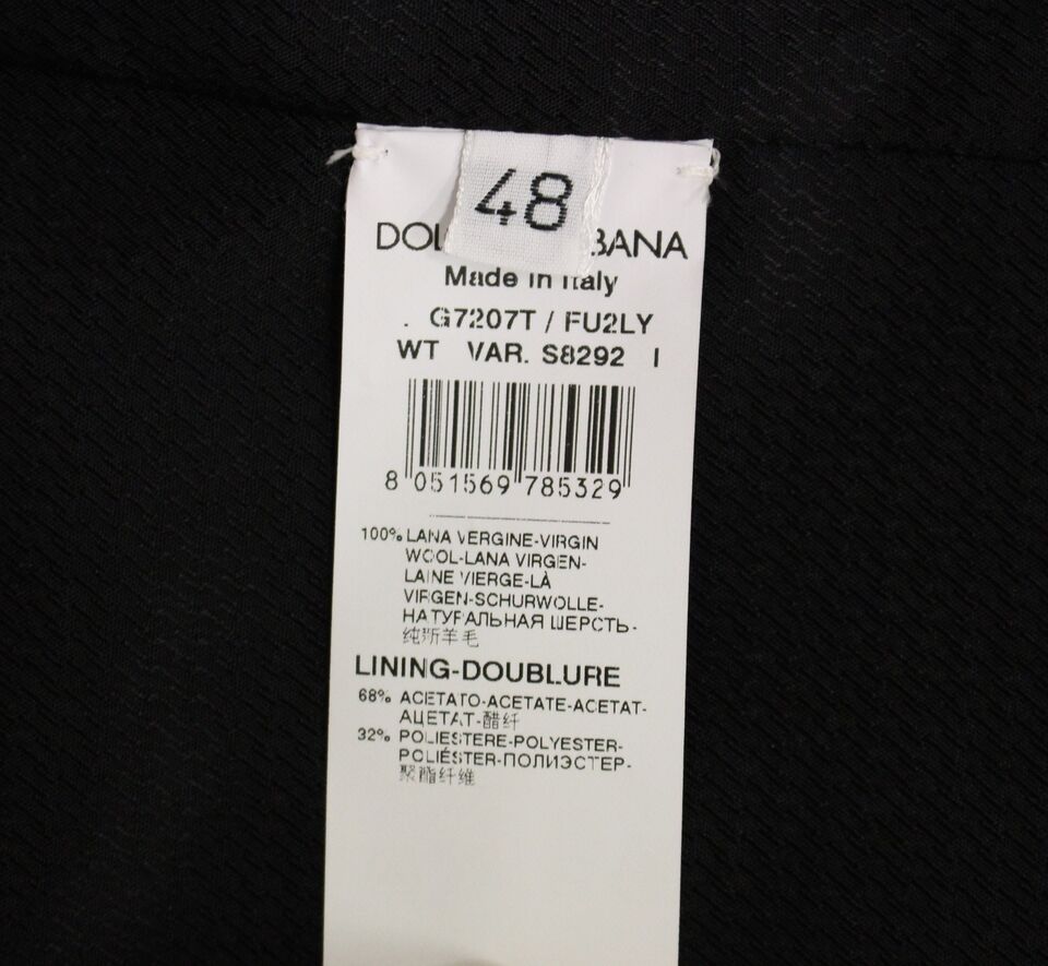 Dolce & Gabbana Grijs Vloerenlange Vest van Wol