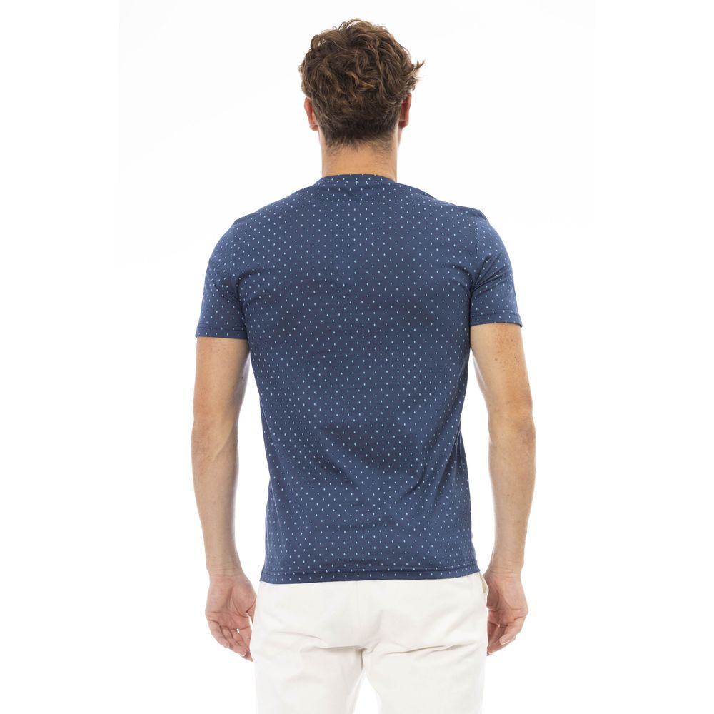 Baldinini Trend Blauw Katoenen Heren T-Shirt