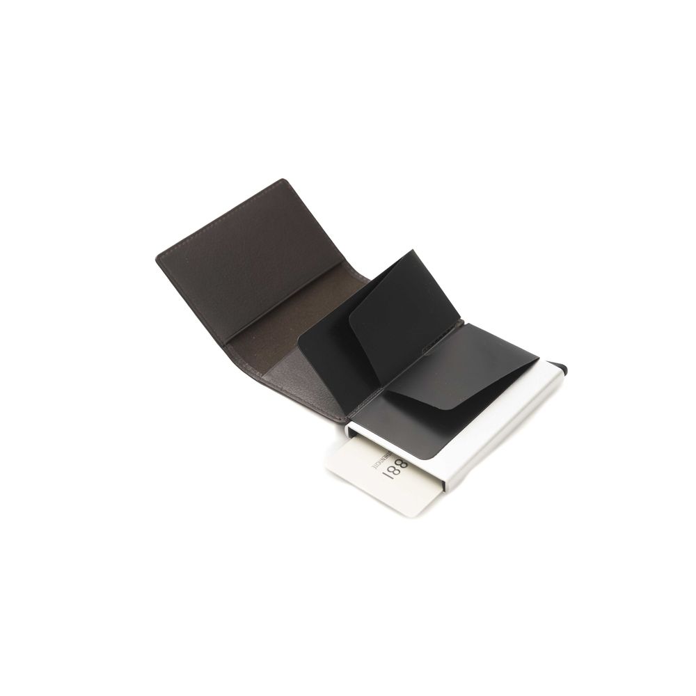 Portefeuille homme Cerruti 1881 en cuir de veau marron