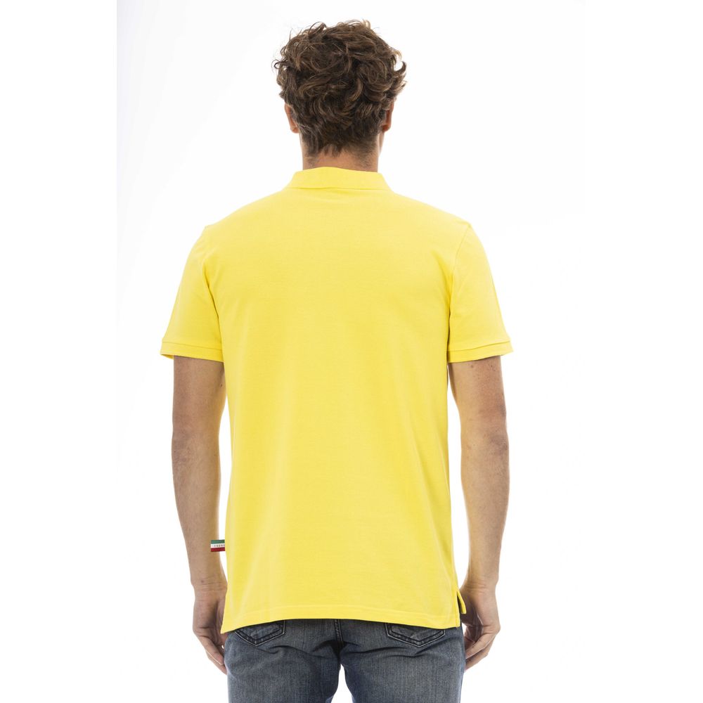 Baldinini Trend Geel Katoenen Heren Poloshirt