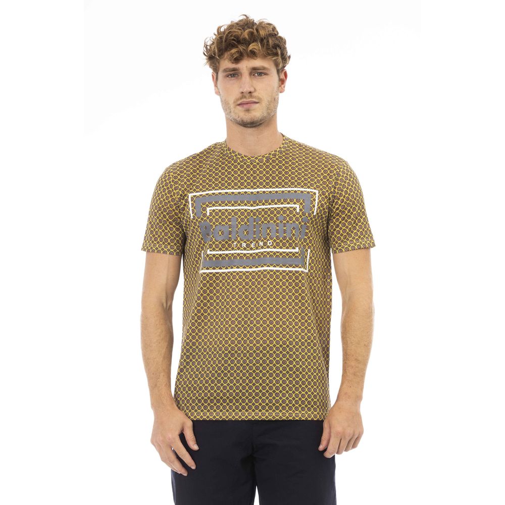 Baldinini Trend Grijs Katoenen Heren T-Shirt