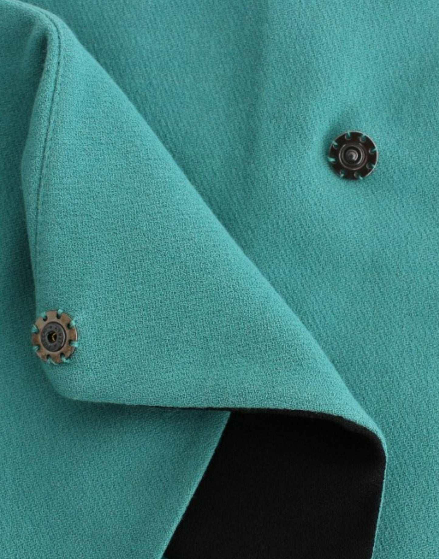 Miniskort met blauwe, gewikkelde stof van Costume National