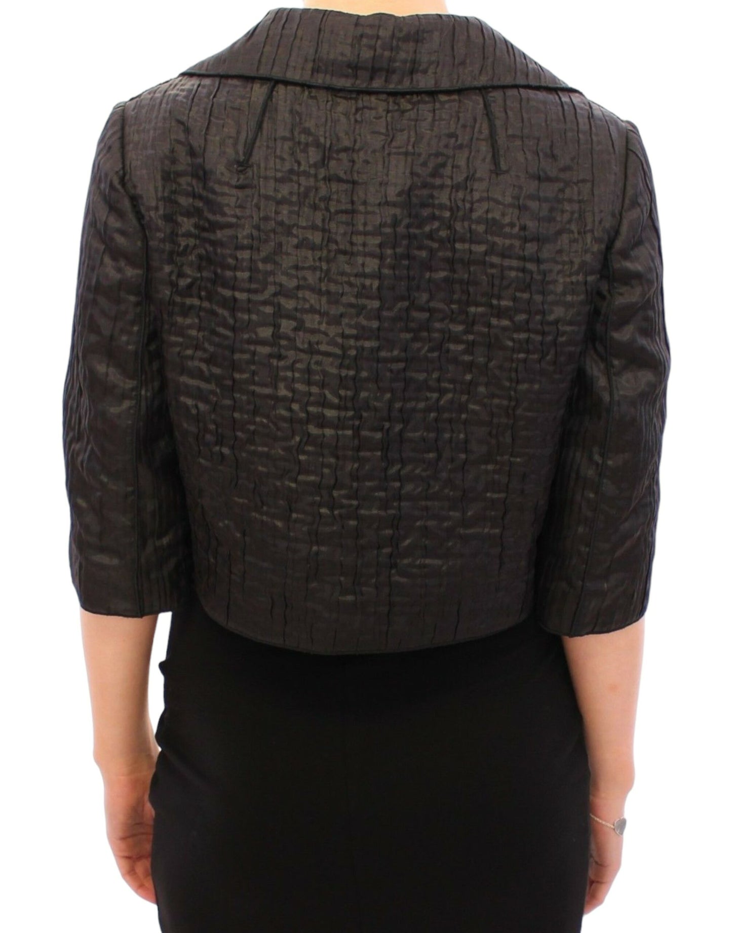 Dolce & Gabbana - Boléro court noir - Veste-manteau