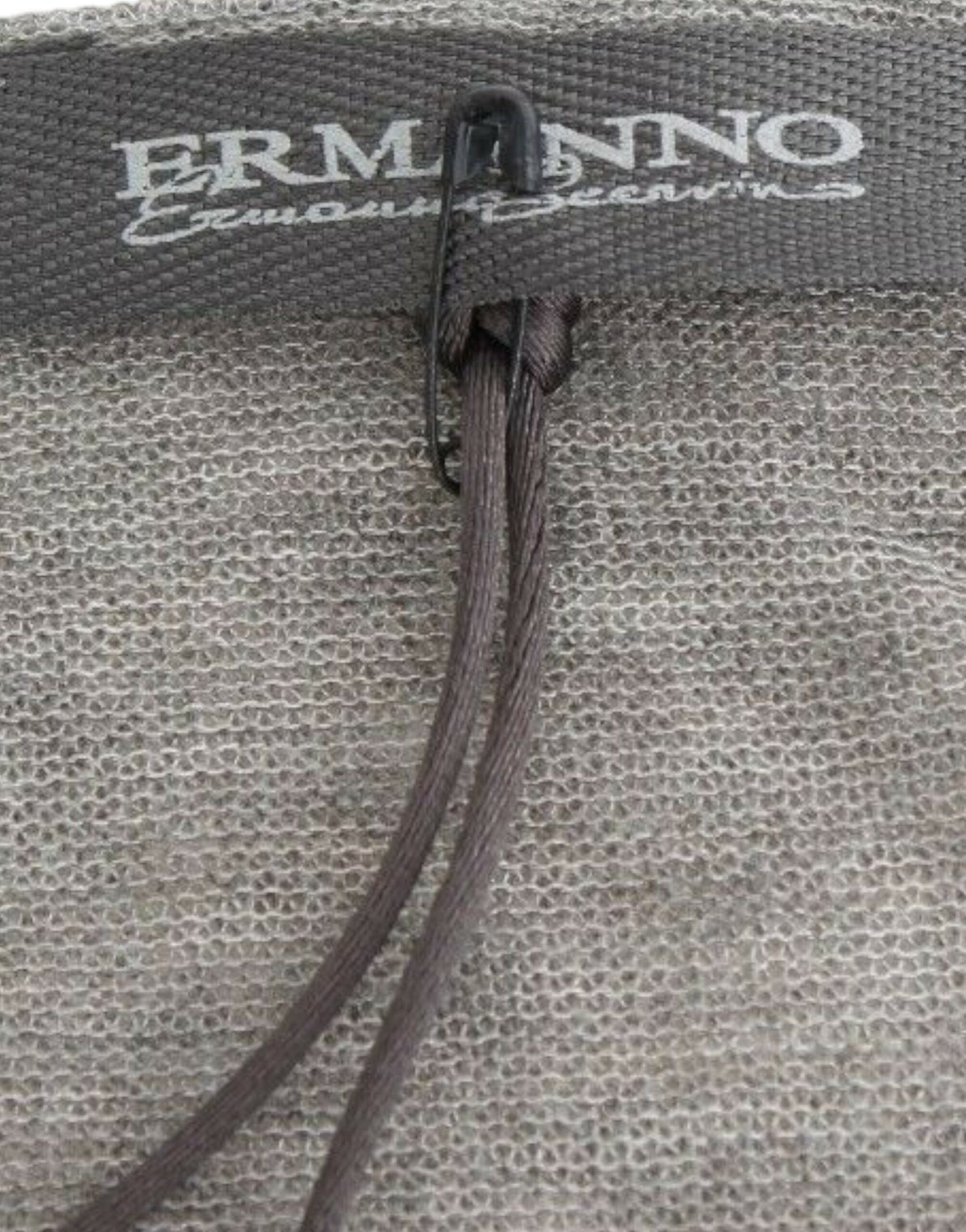 Ermanno Scervino grijze stretch trui van wolmix met lange mouwen
