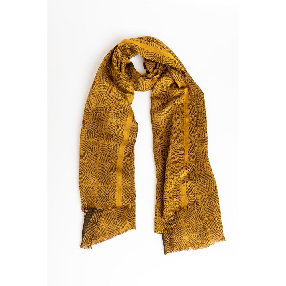 Écharpe Trussardi en viscose jaune pour homme