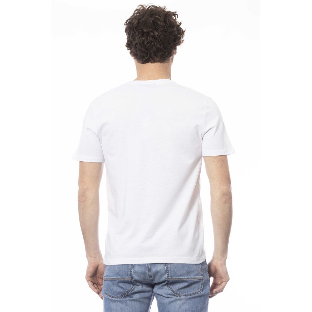 T-shirt homme en coton blanc Ungaro Sport