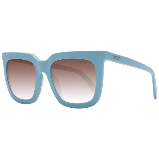Emilio Pucci blauwe dameszonnebril