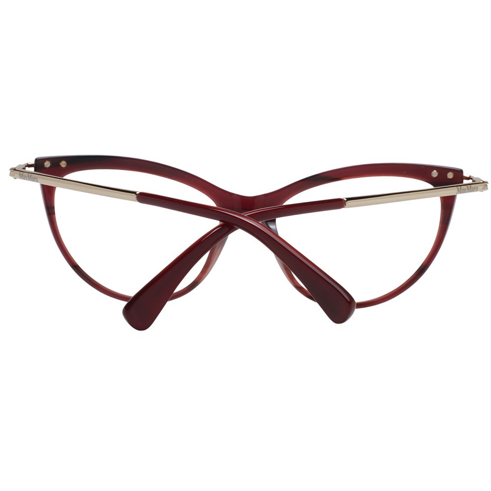Max Mara Burgundy Dames Brilmontuur