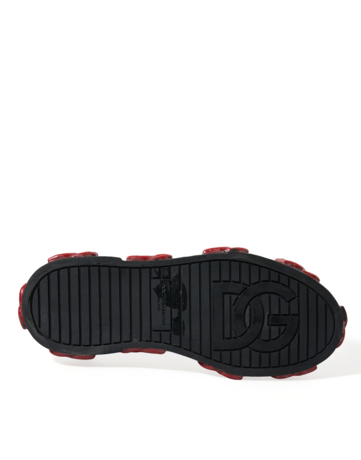 Sneakers montantes à camouflage multicolore Dolce & Gabbana