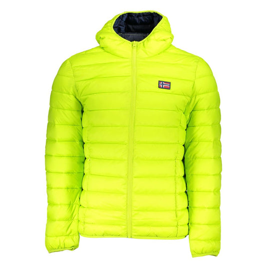 Veste à capuche en polyamide vert chic, Norvège 1963