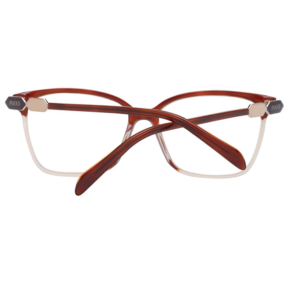 Monture de lunettes pour femme marron Emilio Pucci
