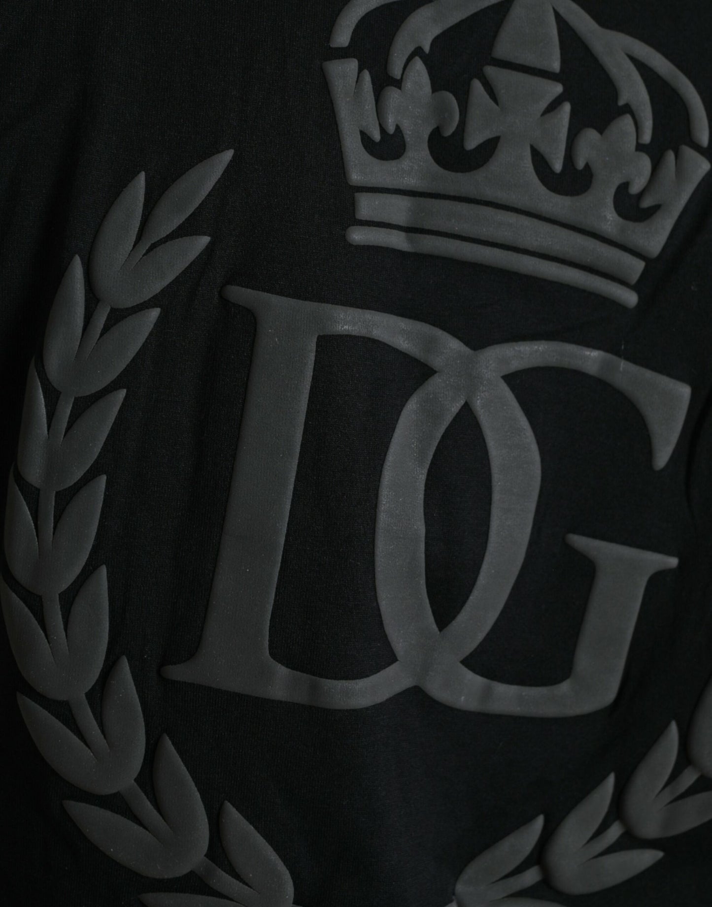 Dolce & Gabbana zwart T-shirt met logo, ronde hals en korte mouwen