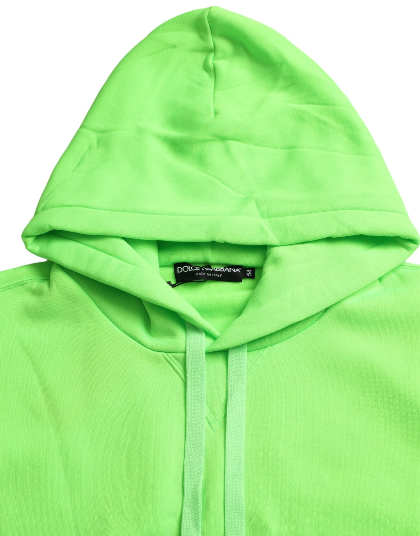 Dolce & Gabbana neon groene hoodie-trui