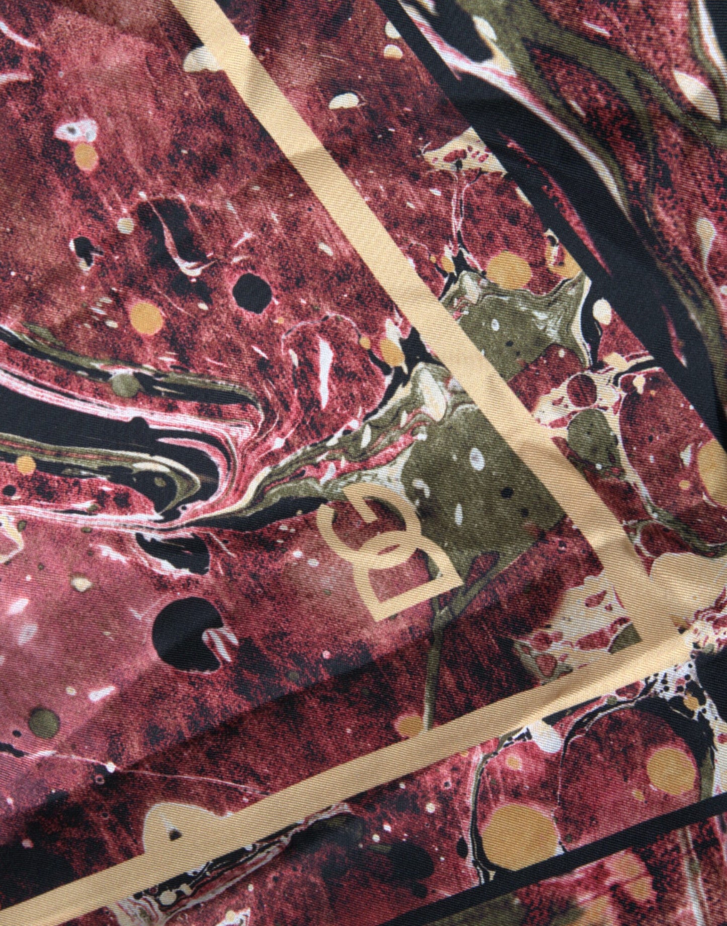Chemise en soie à boutons multicolores de Dolce & Gabbana