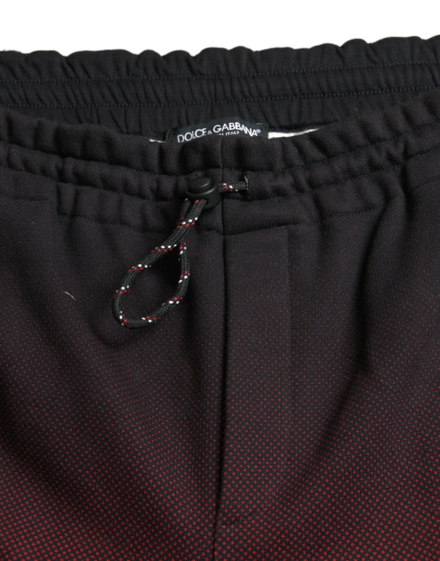 Dolce & Gabbana rode luipaardprint katoenen bermudashorts