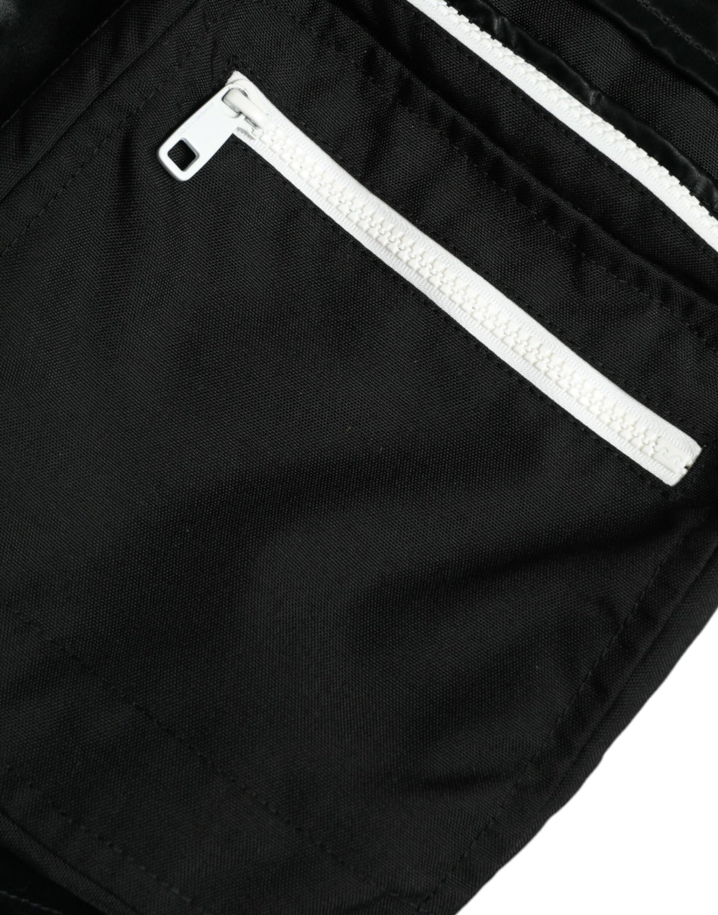 Dolce & Gabbana Zwarte Nylon Cargo Joggingbroek Heren Sweatbroek Broek