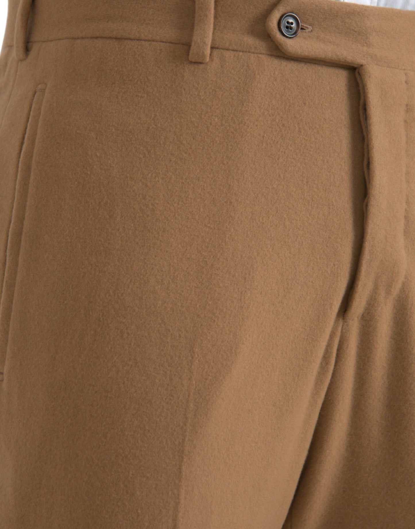 Prada beige wollen broek voor heren, rechte pasvorm.