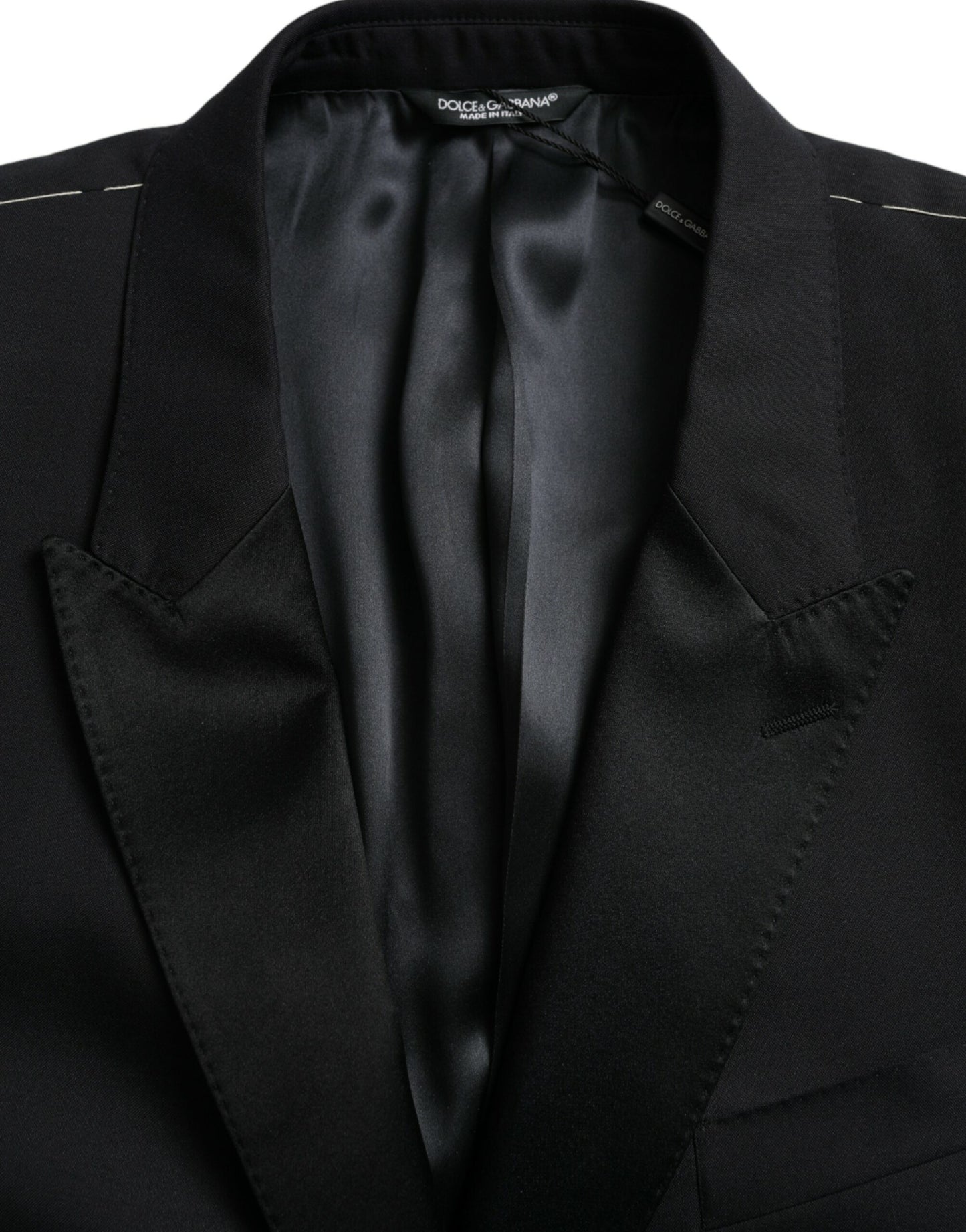 Dolce & Gabbana Blauwe MARTINI Blazer met Enkele Knopenrij