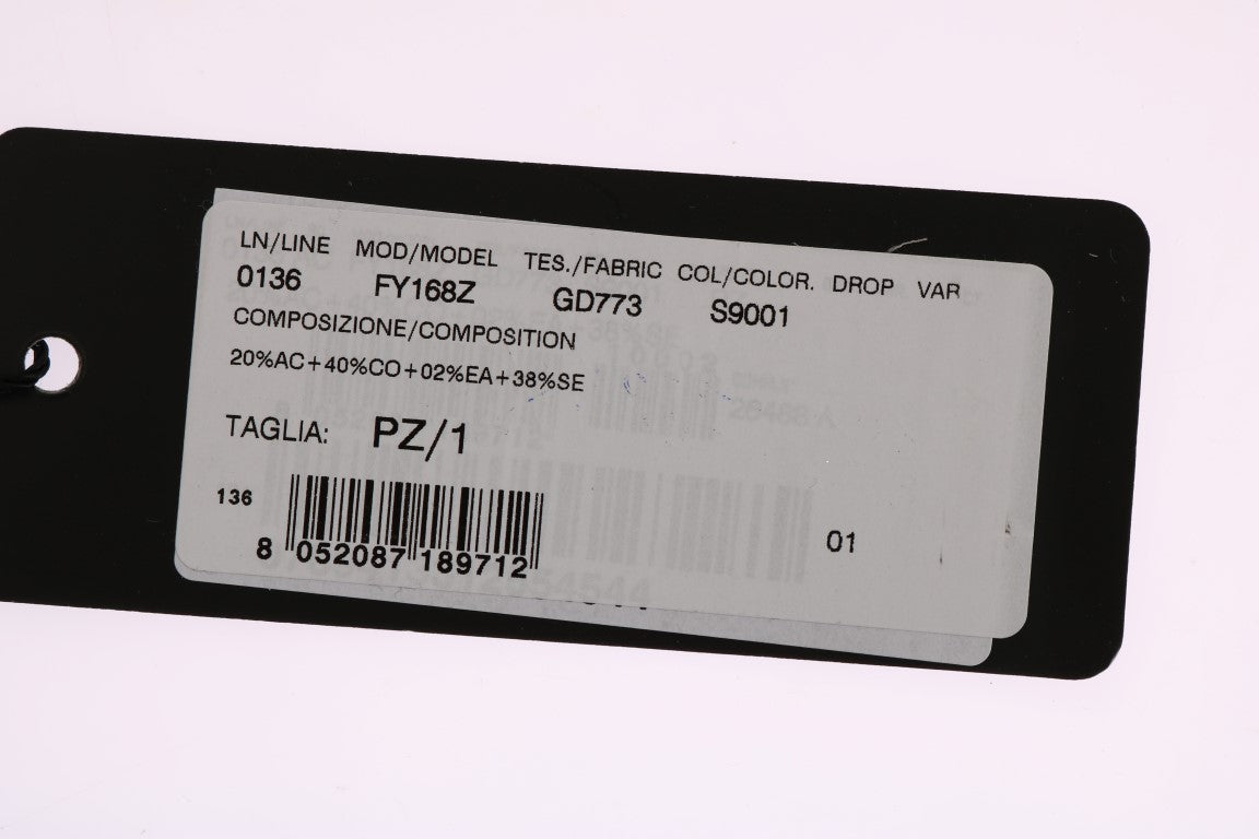 Pince à cheveux en soie grise et dentelle noire Dolce & Gabbana