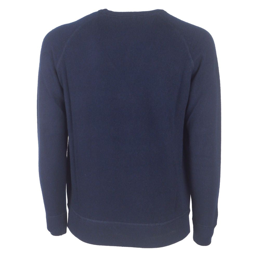 Pull en cachemire bleu pour homme d'Emilio Romanelli