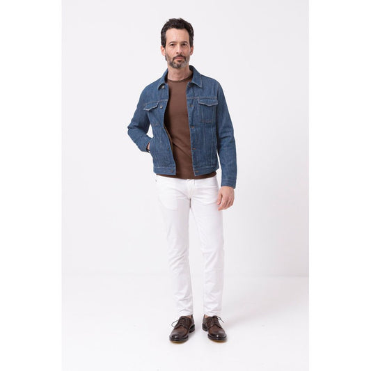 Veste pour homme en coton bleu Don The Fuller