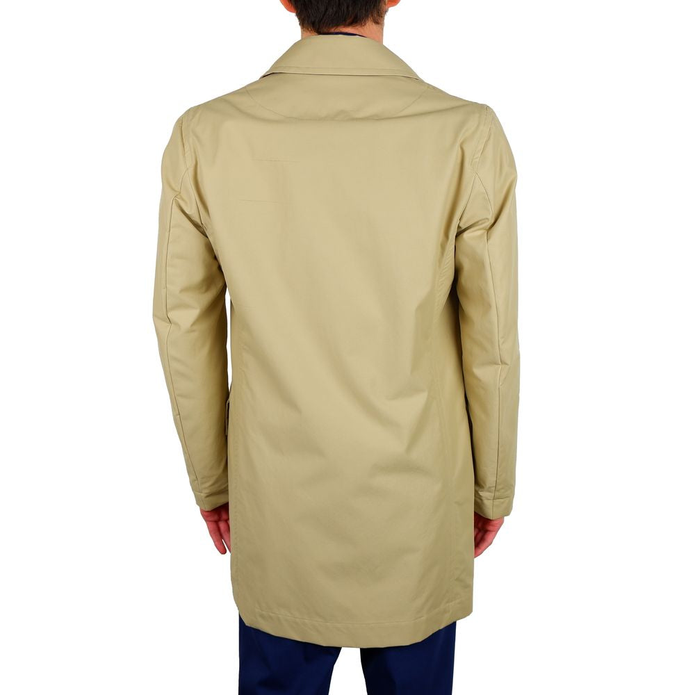 Aquascutum beige katoenen herentrenchjas