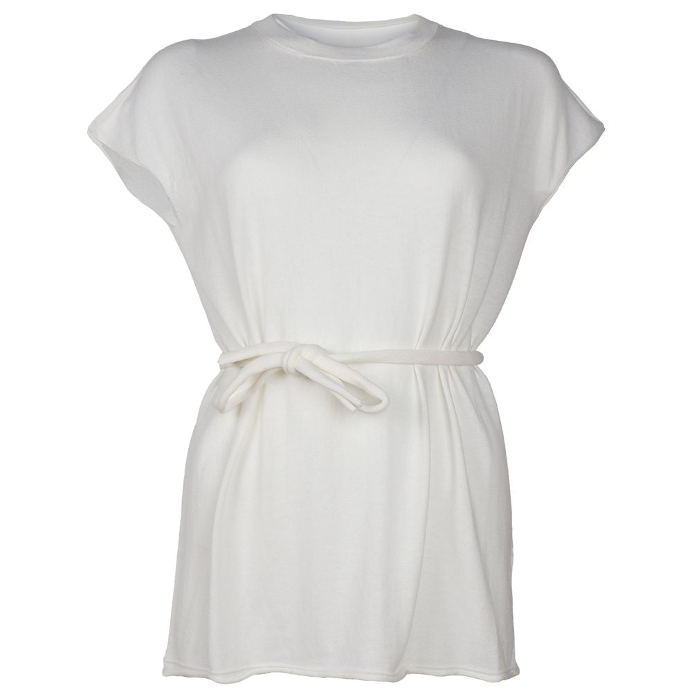 Robe blanche en coton Alpha Studio