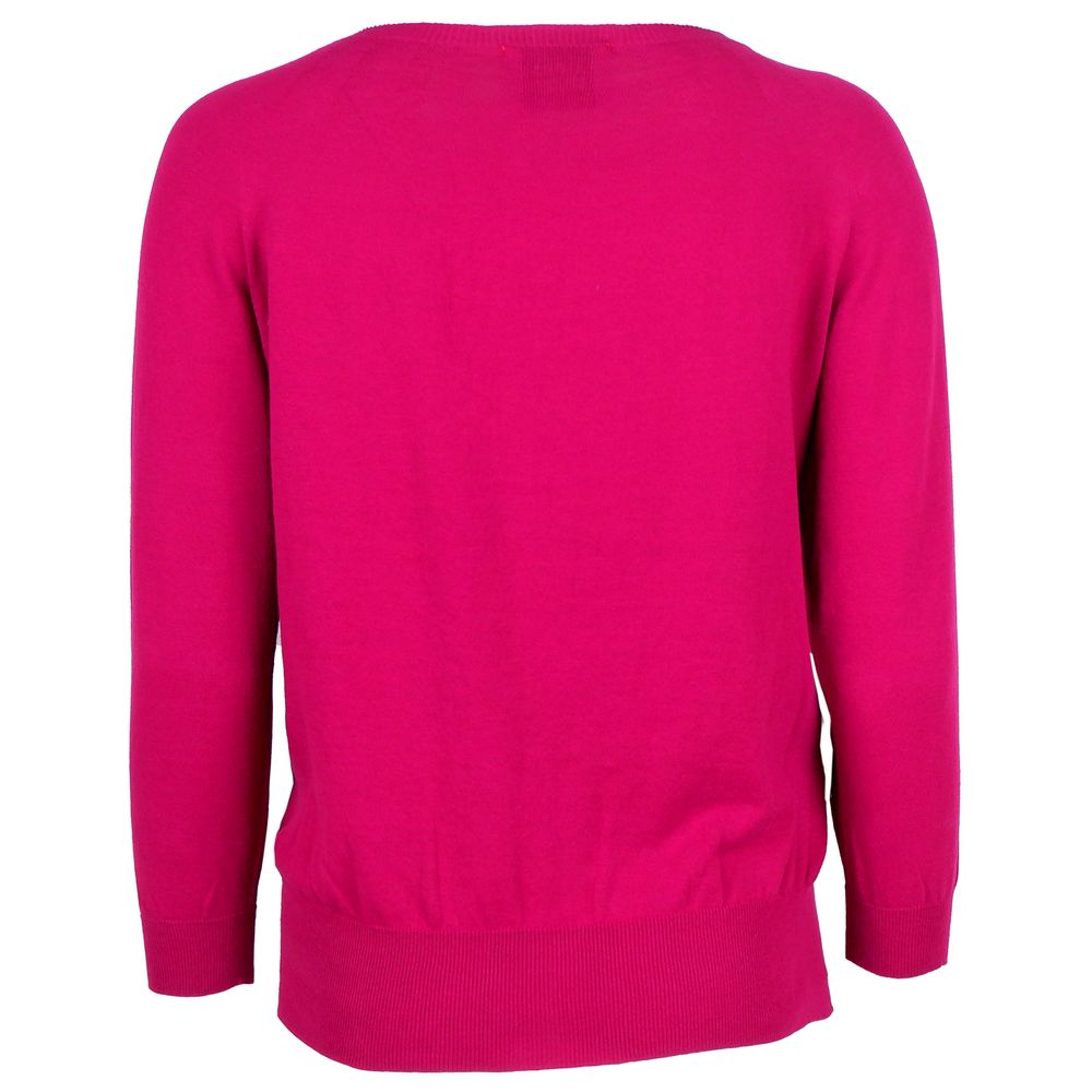 Pull en coton fuchsia Alpha Studio