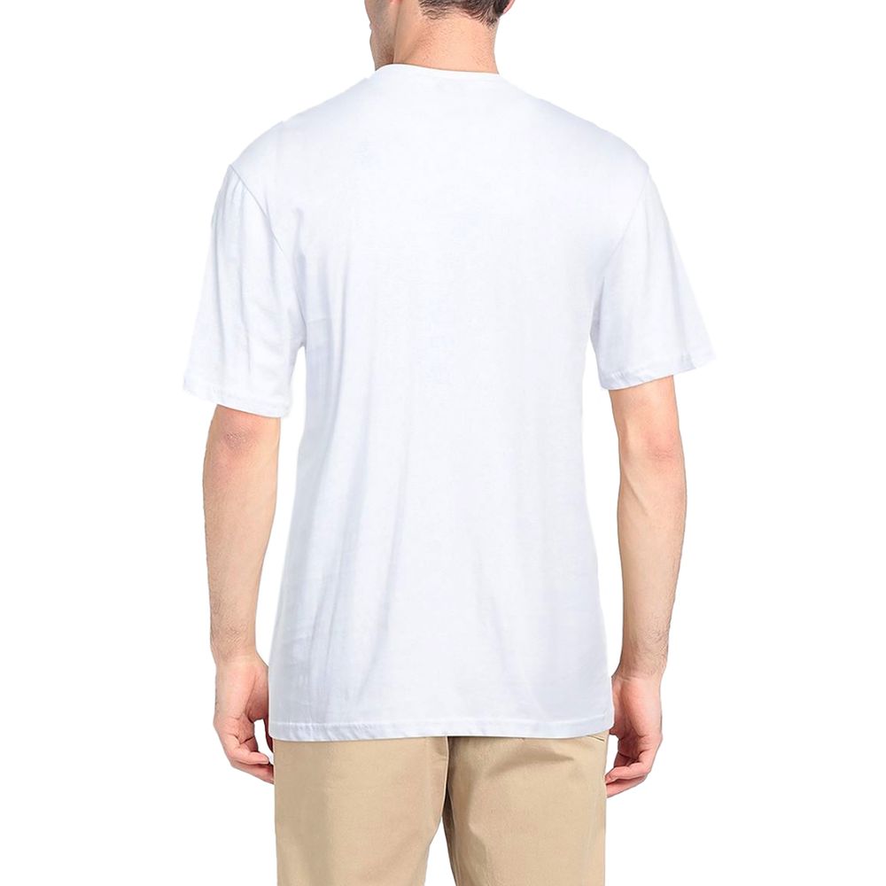 T-shirt en coton blanc élégant North Sails avec impression sur la poitrine