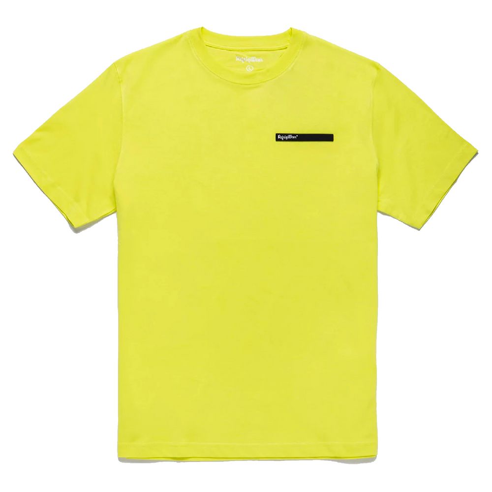 Refrigiwear katoenen T-shirt met reliëflogo in geel