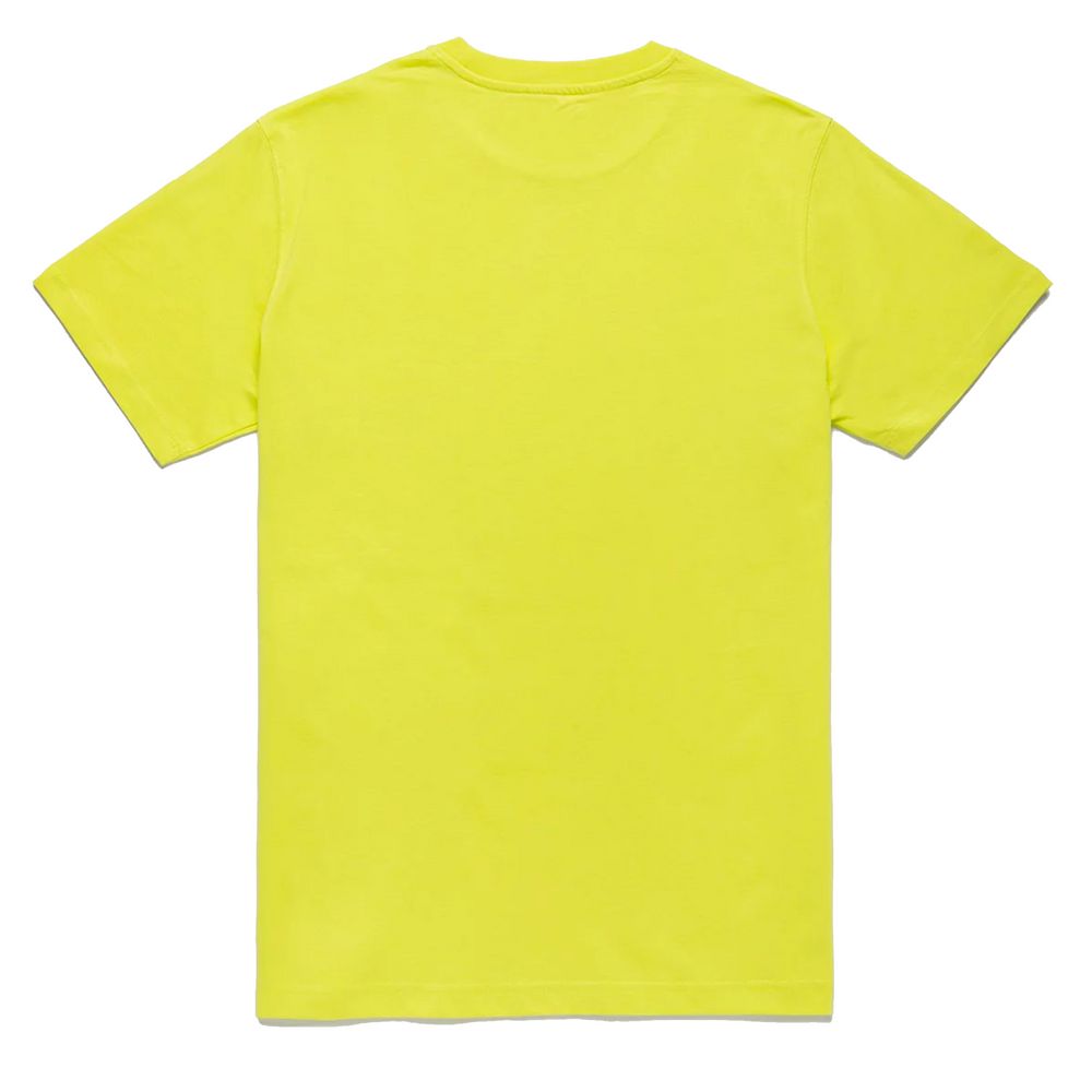 Refrigiwear katoenen T-shirt met reliëflogo in geel