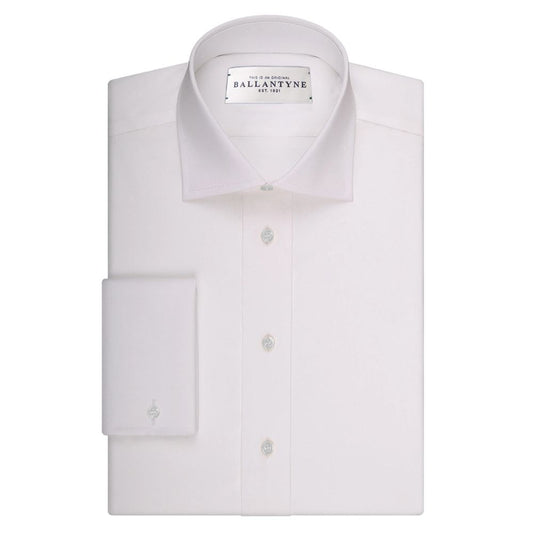 Wit katoenen herenshirt van Ballantyne
