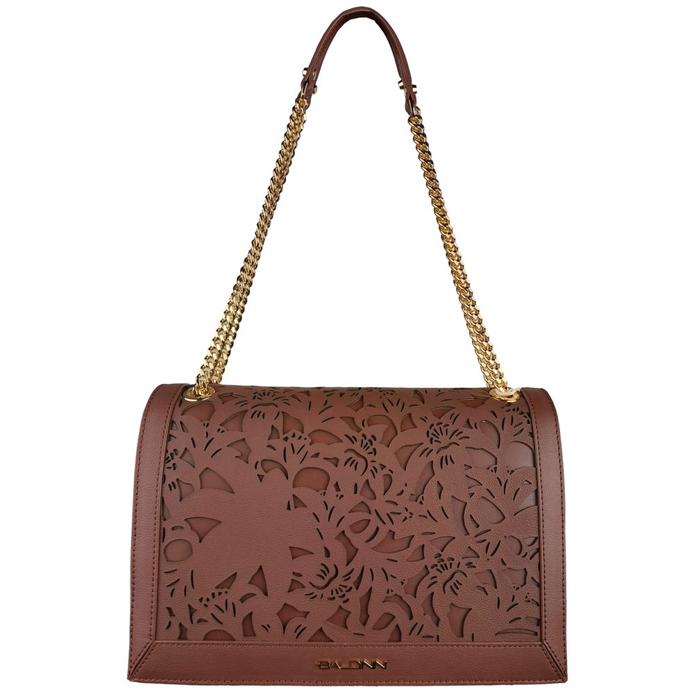 Baldinini Trend Bruine Kalfsleren Dames Crossbody Tas