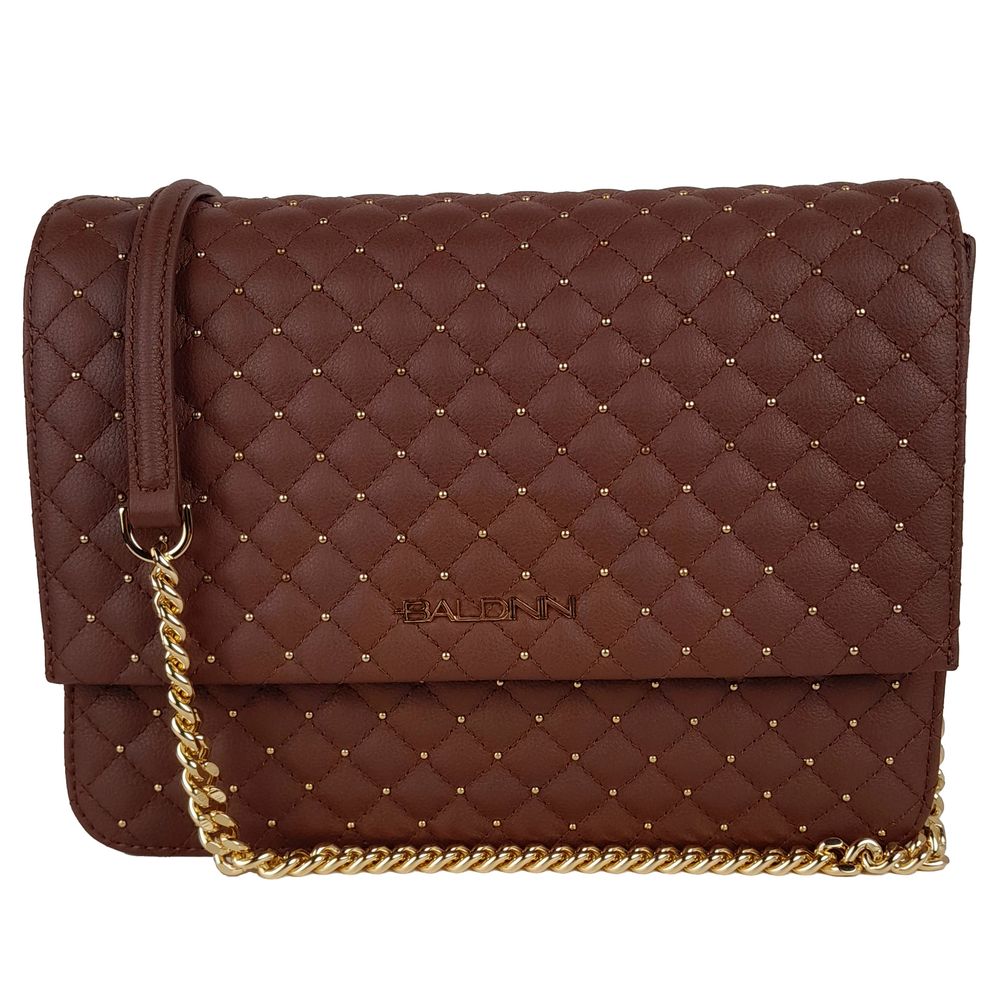 Baldinini Trend Bruine Kalfsleren Dames Crossbody Tas