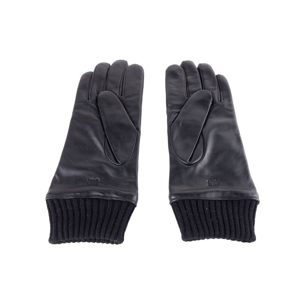 Cavalli Class Zwarte Lamsleren Herenhandschoen