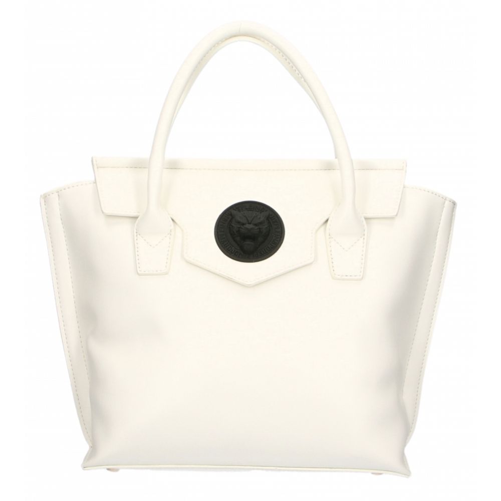 Sac à main élégant Plein Sport blanc avec fermeture magnétique