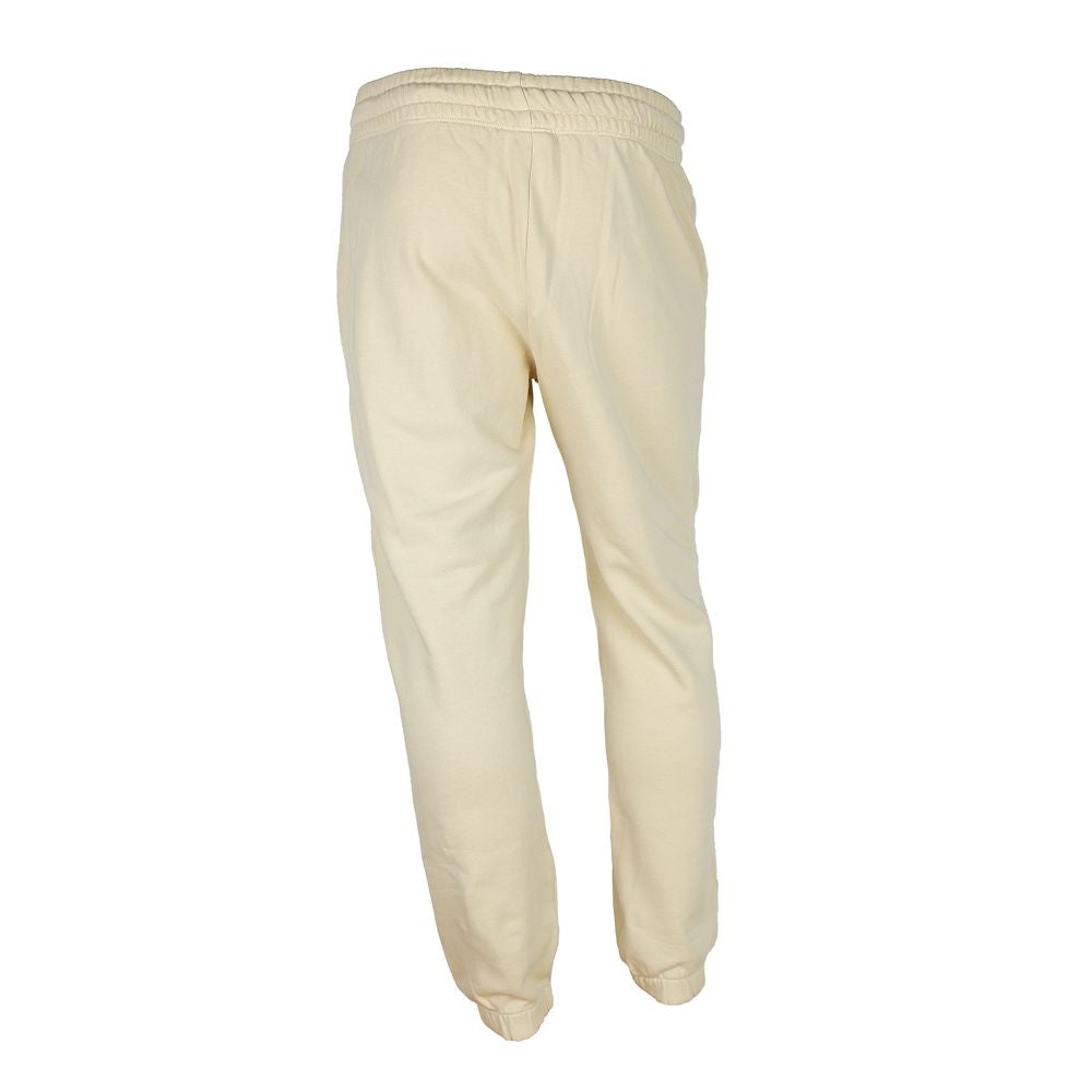 Pantalon de survêtement beige en coton pour homme de Diego Venturino
