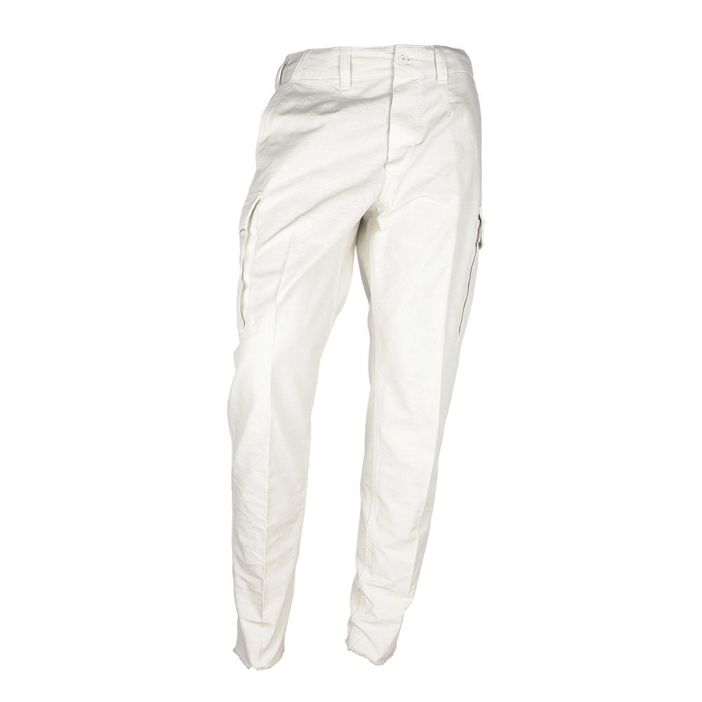 Pantalon homme en coton blanc Don The Fuller