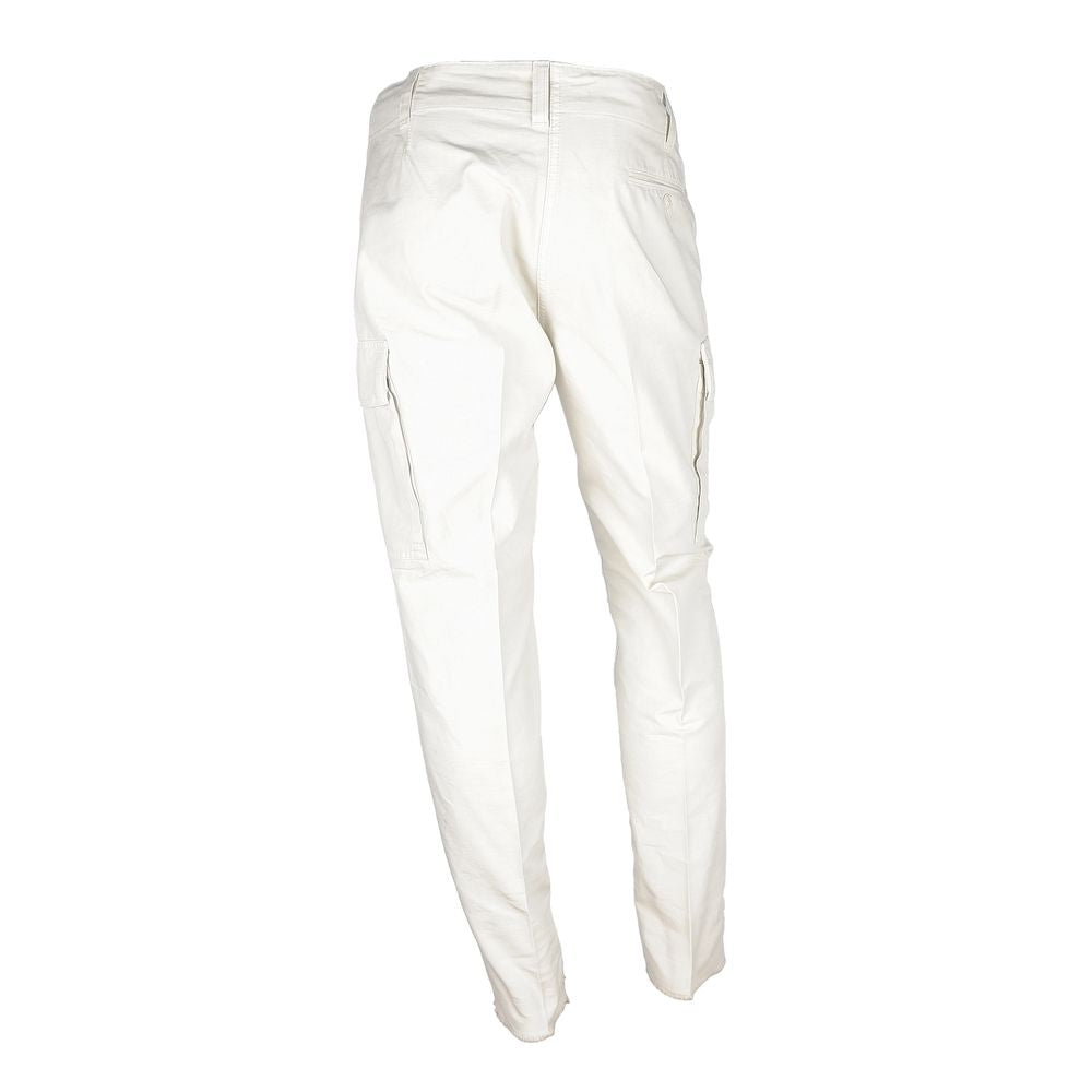 Pantalon homme en coton blanc Don The Fuller