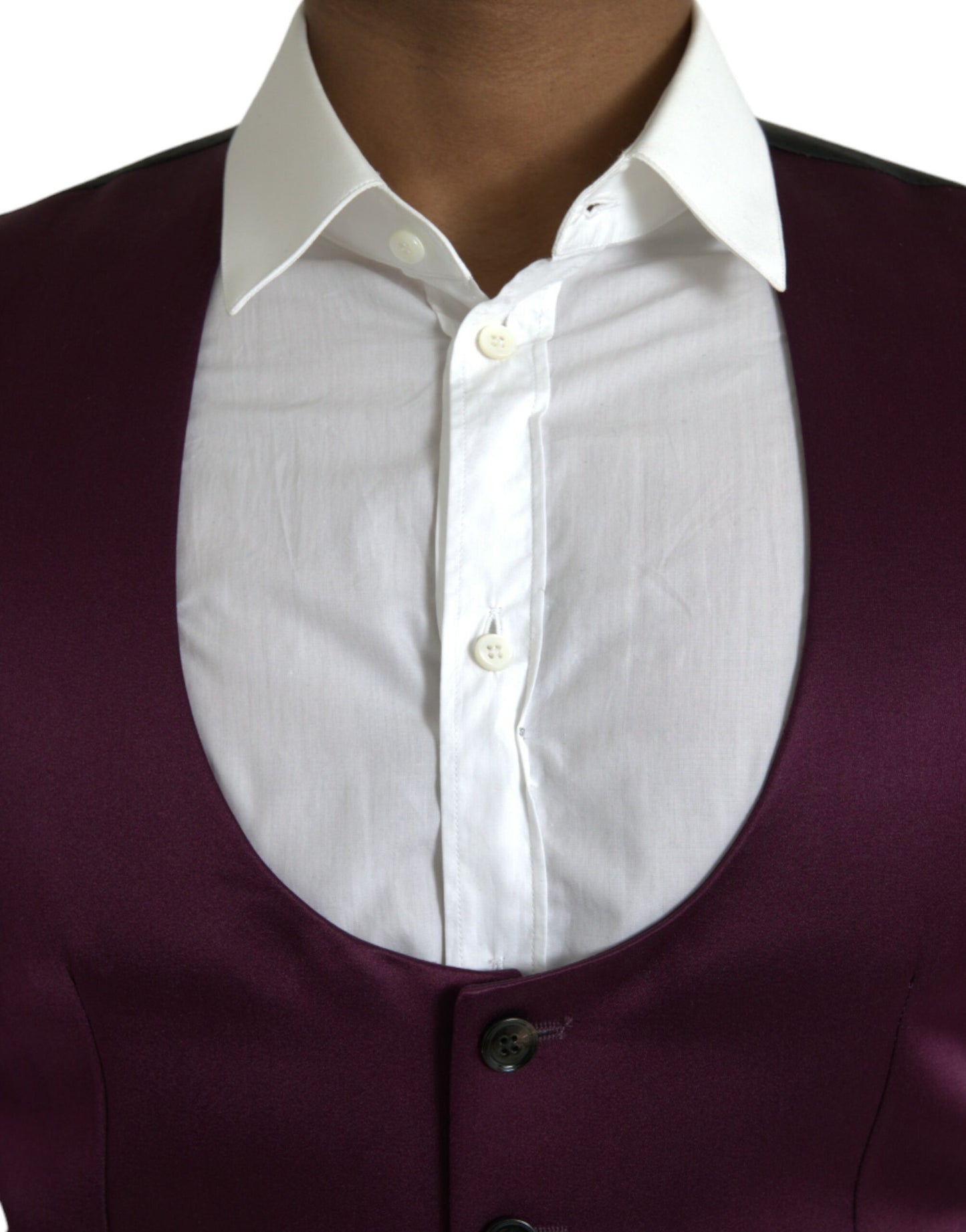 Dolce & Gabbana Rood fluwelen zijden vest, formele vest.