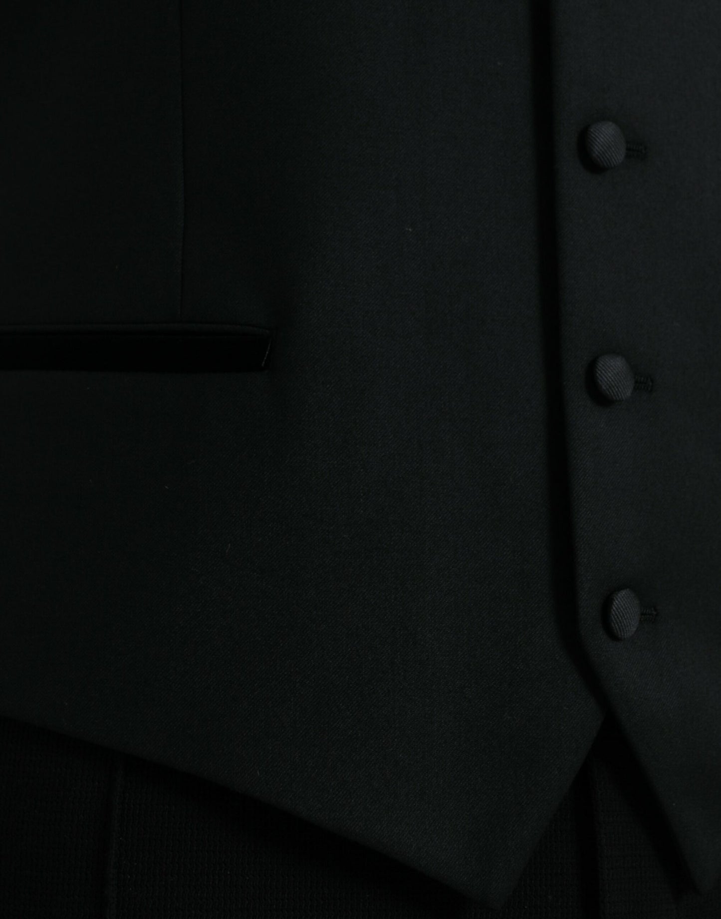 Dolce & Gabbana Zwarte Zijden Vestjurk Formeel Vest