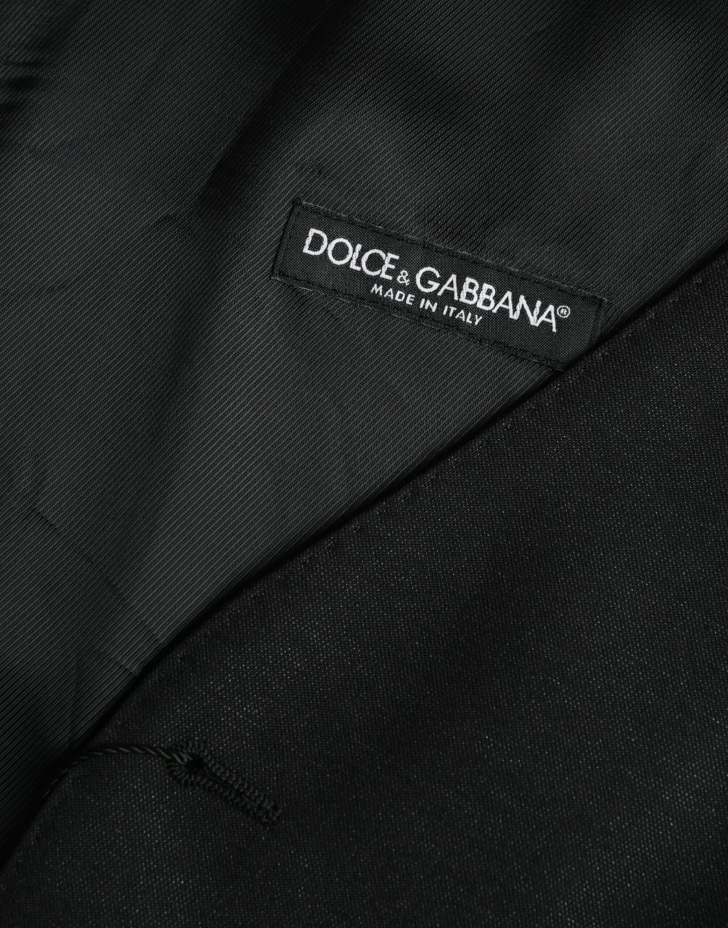 Dolce & Gabbana Zwarte Wollen Vestjurk Formeel Vest